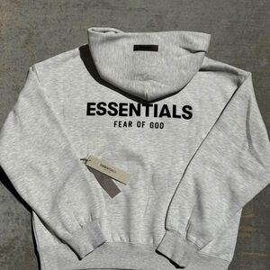 Essentials Light Gray Hoodie